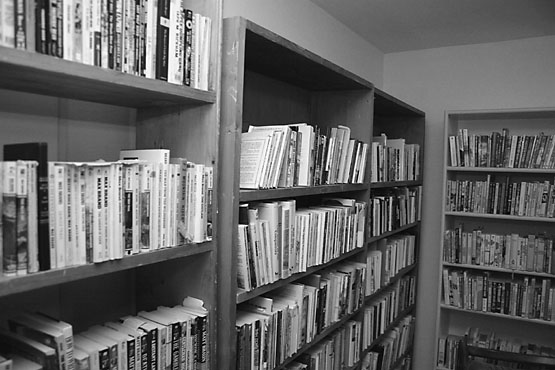 Blick in die Bibliothek
